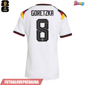 Lacne Ženy Futbalové dres Nemecko Leon Goretzka #8 MS 2026 Krátky Rukáv - Domáci